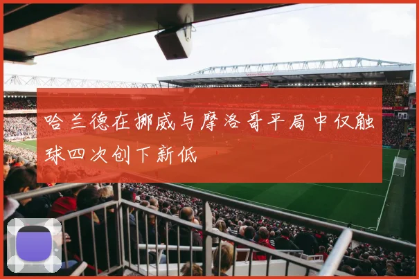 哈兰德在挪威与摩洛哥平局中仅触球四次创下新低
